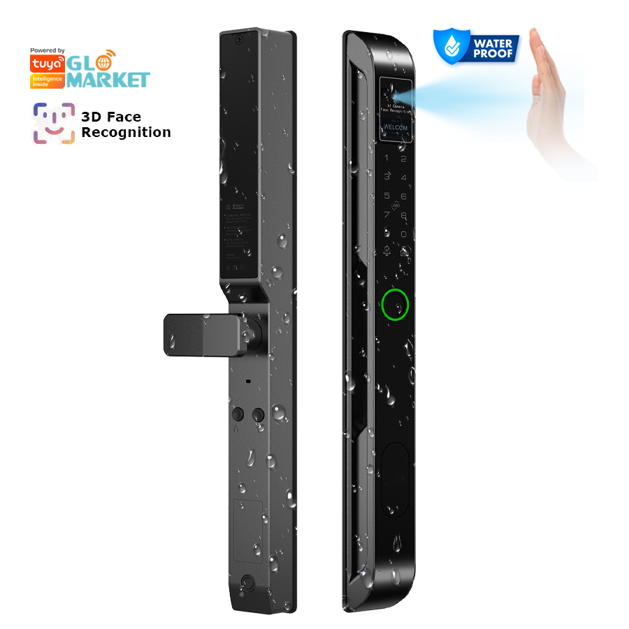 Smart Door Lock - Glomarket Slim Su Geçirmez Akıllı Yüz