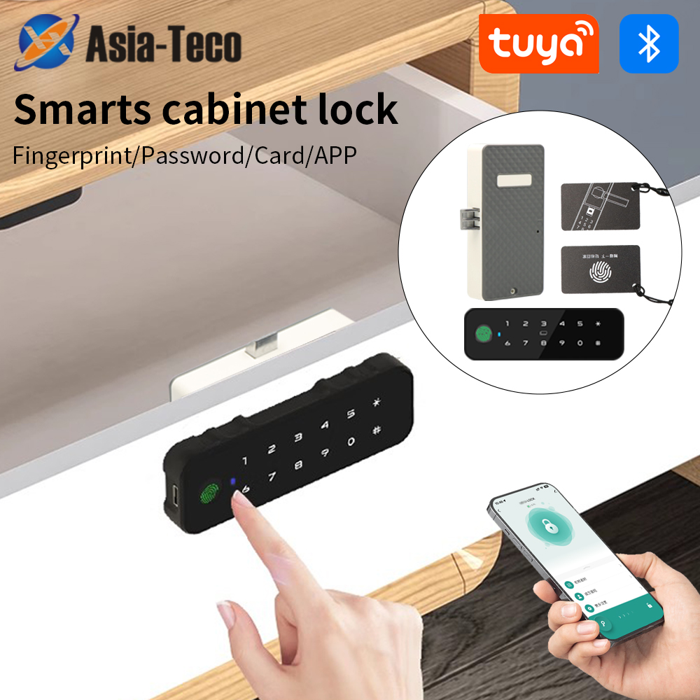 Smart Door Lock - Tuya Bluetooth Akıllı Ahşap Dolap Parmak