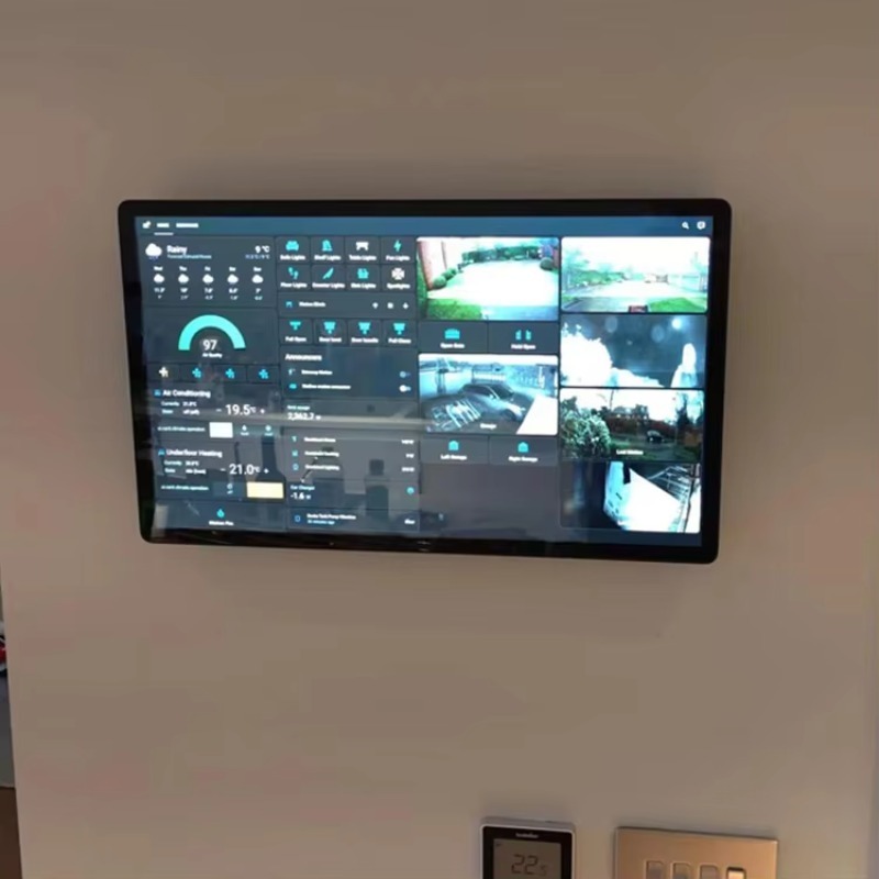 Smart Home Touchscreen Control Panel - Duvara Monte Edilebilir 21.5 27 32