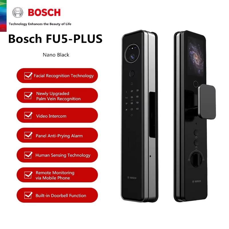 Smart Home Bosch - BOSCH FU5-Plus Akıllı Kilit 3D Yüz