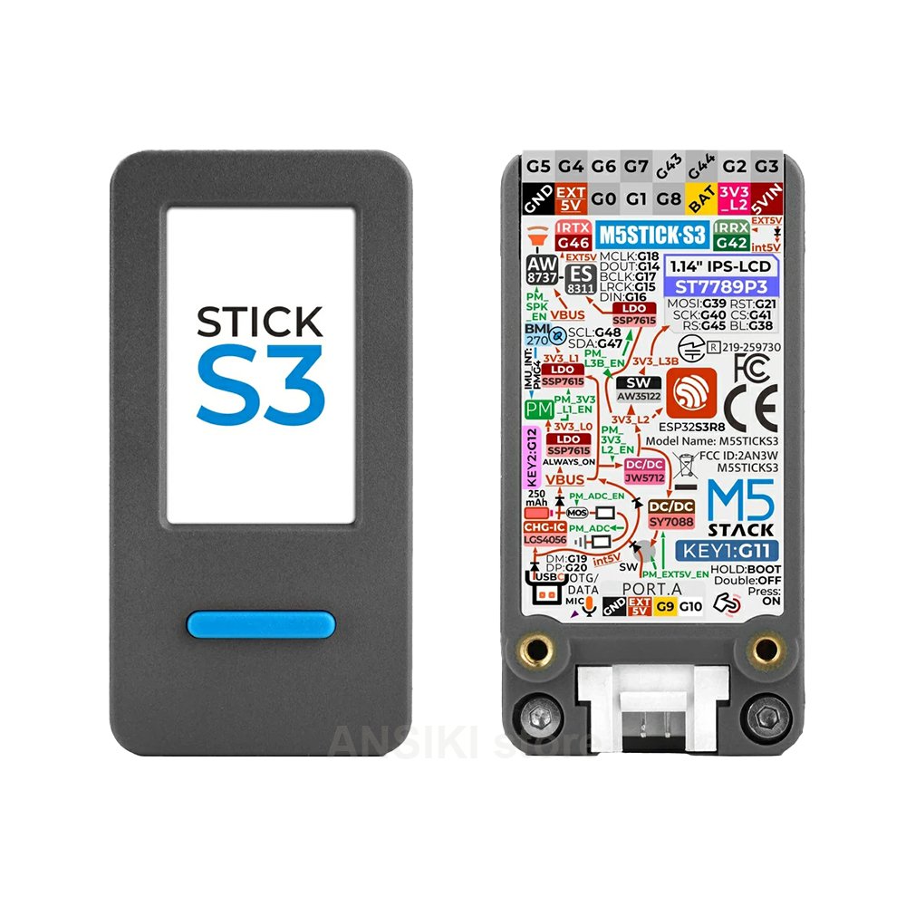Smart Home Kits - M5Stack M5StickS3 ESP32-S3 IoT Geliştirme Kiti,