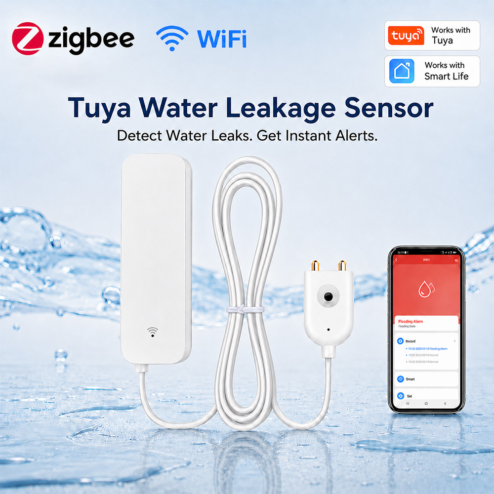 Smart Home Wiz - ZigBee WiFi Su Kaçak Sensörü Sel