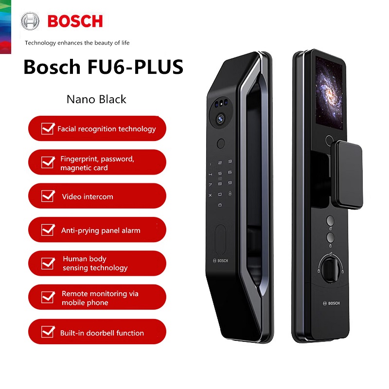 Smart Home Bosch - Bosch FU6 plus Akıllı Kapı Kilidi
