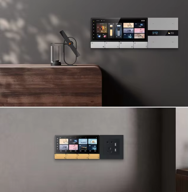 Smart Home Touchscreen Control Panel - F5 Tuya UK Dokunmatik Ekranlı Müzik