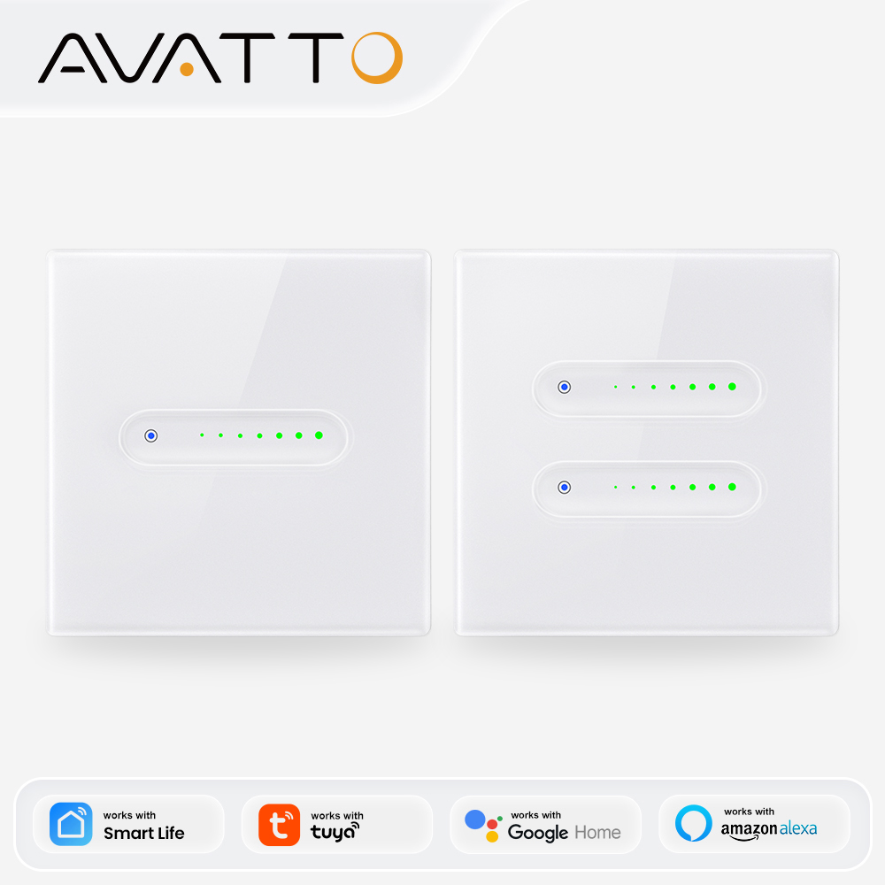 Smart Home Touchscreen Control Panel - AVATTO WiFi 1/2 Gang Akıllı Dimmer