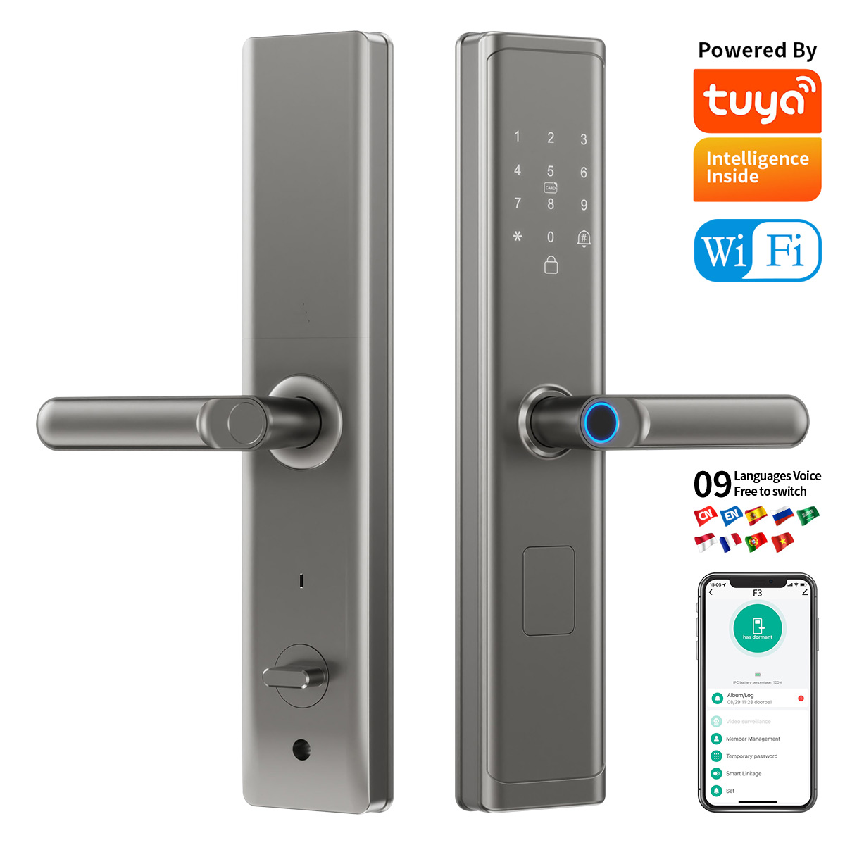 Smart Door Lock - Tuya Wifi TTlock Uygulaması Parmak İzi