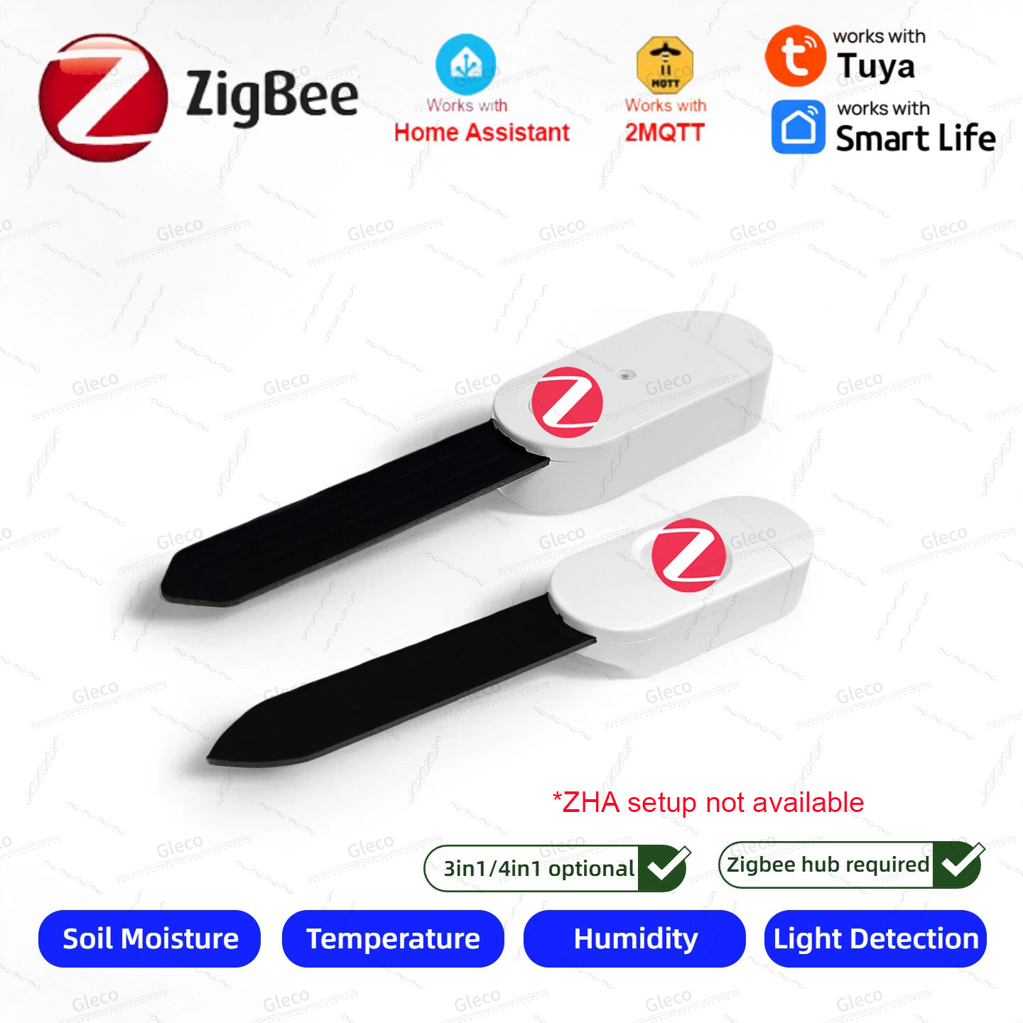 Smart Home Villa - Zigbee Toprak Nem Sensörü Ölçer Sıcaklık