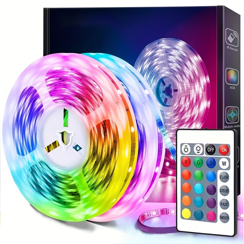 Smart Home Llm - 24 Tuşlu Uzaktan Kumandalı Akıllı LED