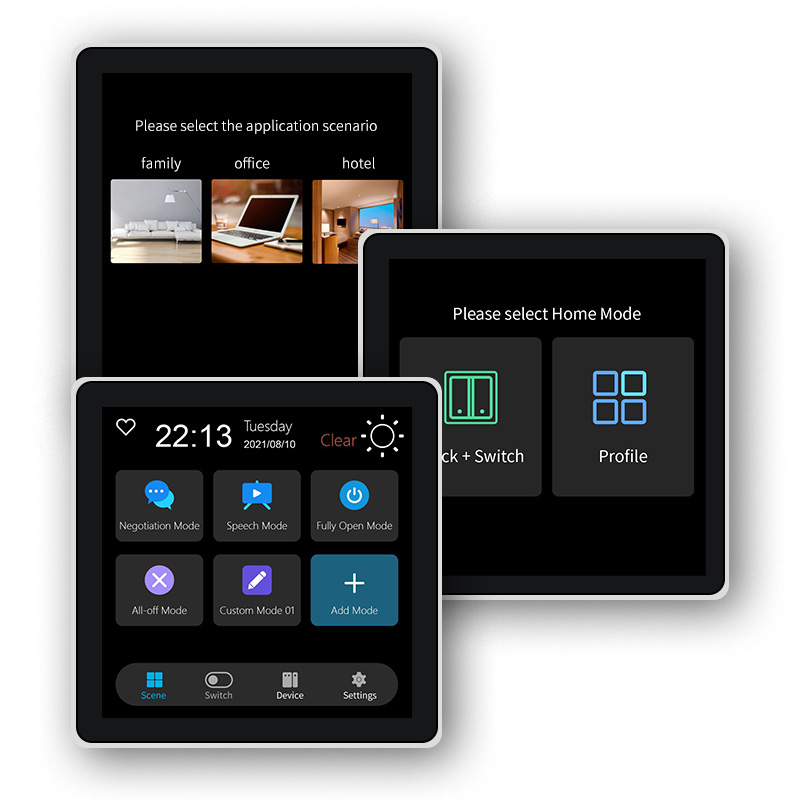 Smart Home Touchscreen Control Panel - FUERS 4 Inç Dokunmatik Ekran Çok