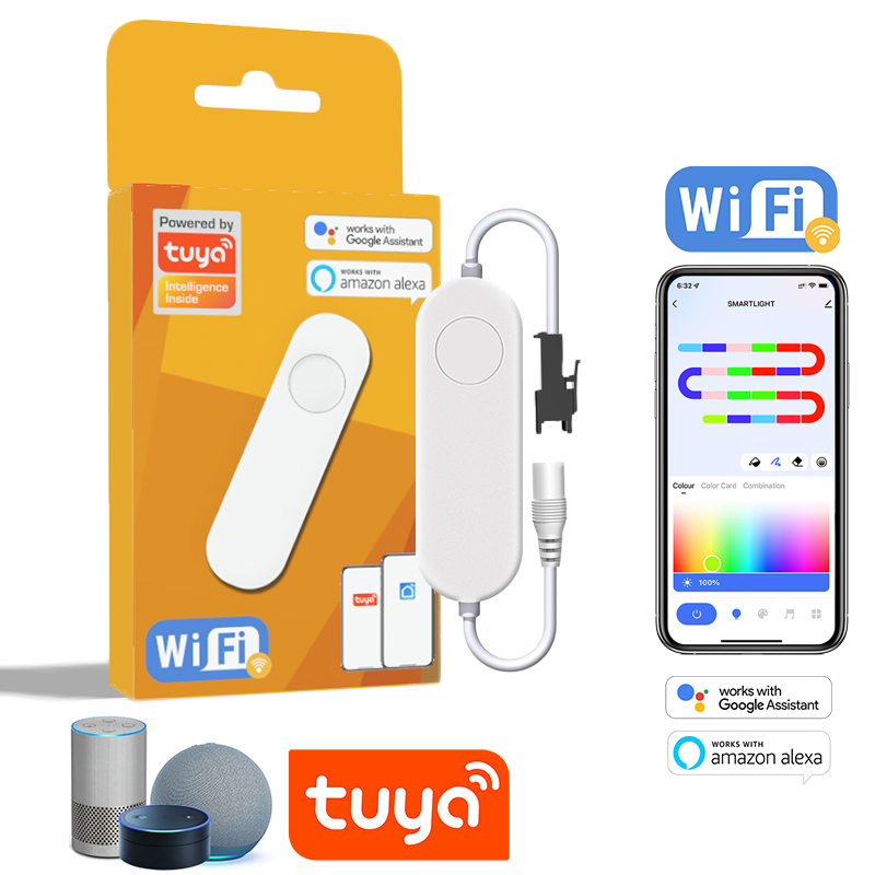 Alexa Compatible Bulb - TUYA Adreslenebilir Denetleyici WIFI RGBIC Dimmer