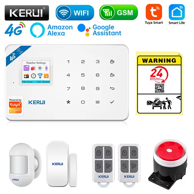 Smart Home Kits - KERUI Güvenlik Alarm Sistemi Kiti W184
