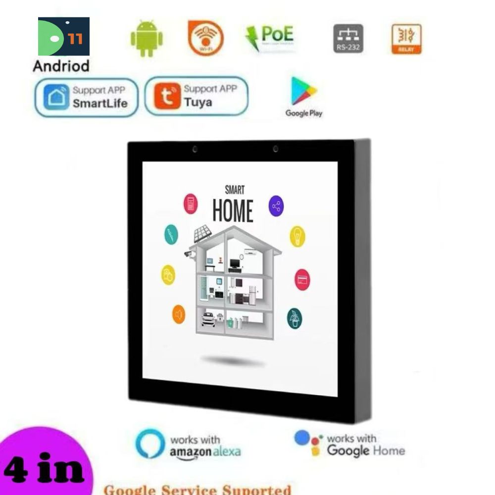 Smart Home Touchscreen Control Panel - 2025 Yeni 4 Inç POE Tablet