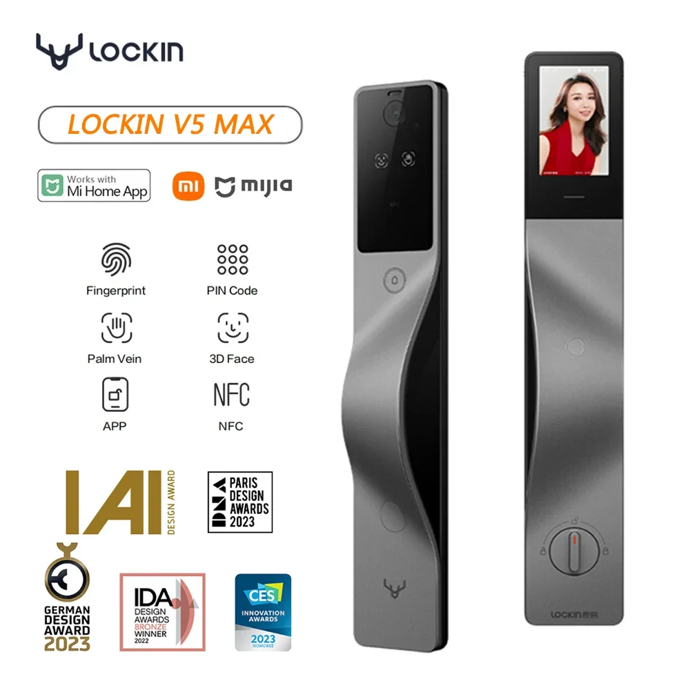 Smart Home Battery Camera - Lockin V5 Max 3D Yüz Tanıma
