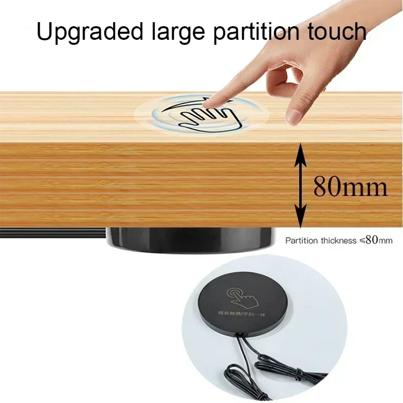Smart Home Touchscreen Control Panel - 12V LED Kısılabilir Dokunmatik Sensör Anahtarı