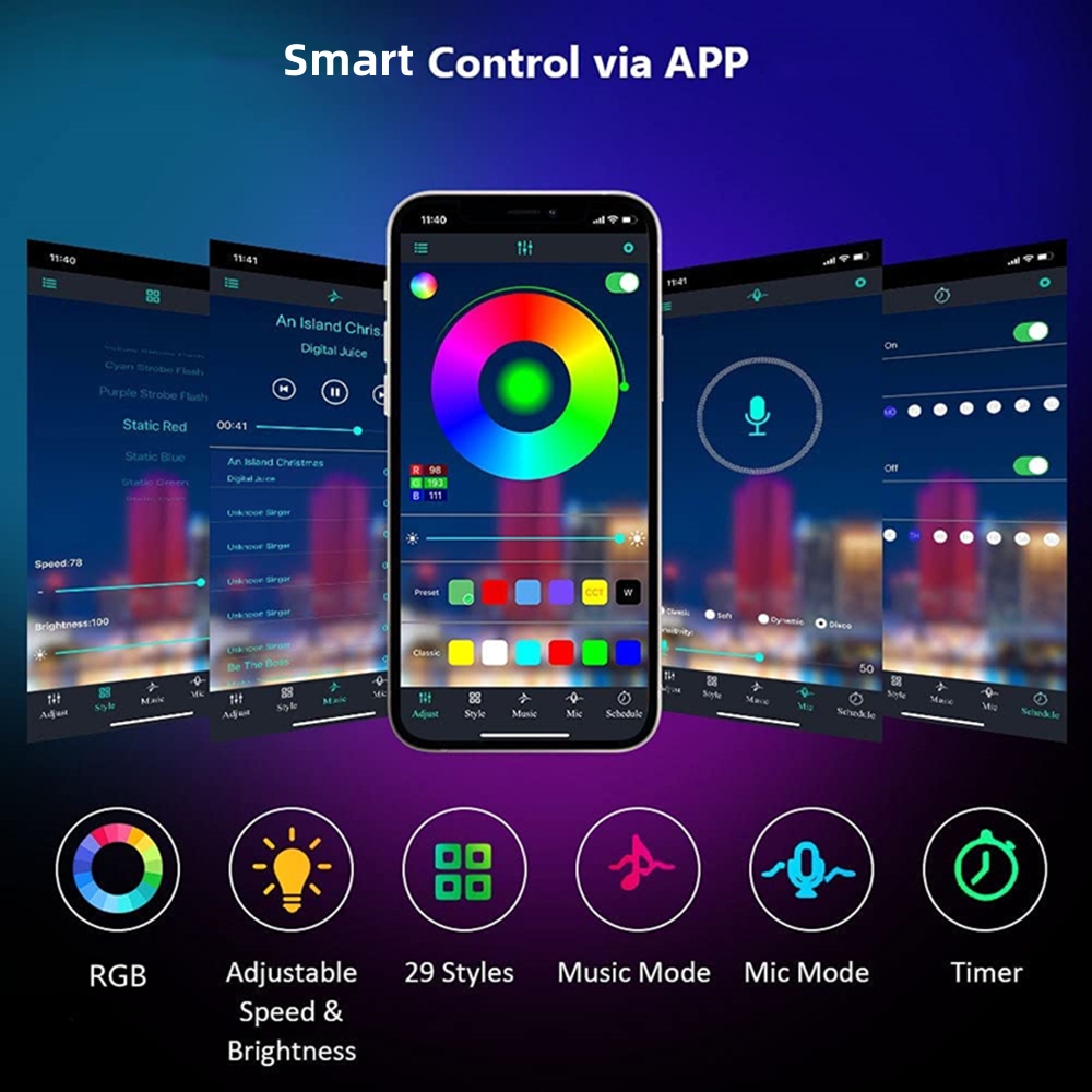 LED Işıklar RGB Şerit Akıllı M - Smart Home Llm incelemesi ve fiyatı