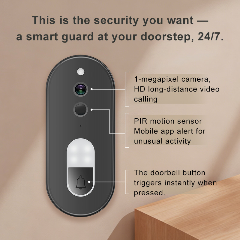 Tuya 1080P HD Kablosuz WiFi Gö - Smart Home Video Doorbell Enhanced Security With Smart Doorbell incelemesi ve fiyatı
