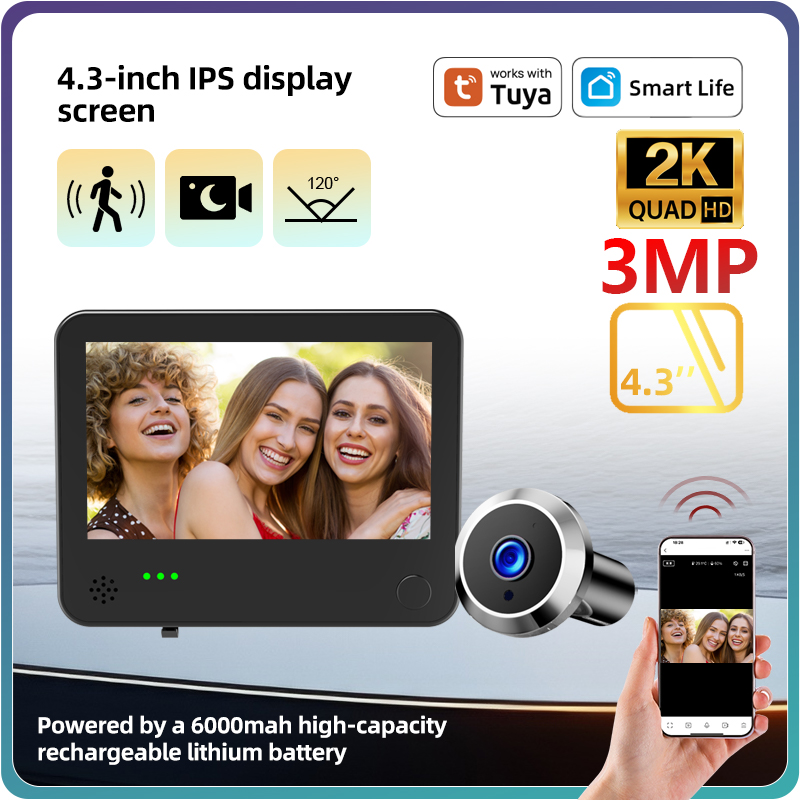 Danmini 4.3 inç 2K Akıllı Yaşa - Smart Home Battery Camera incelemesi ve fiyatı