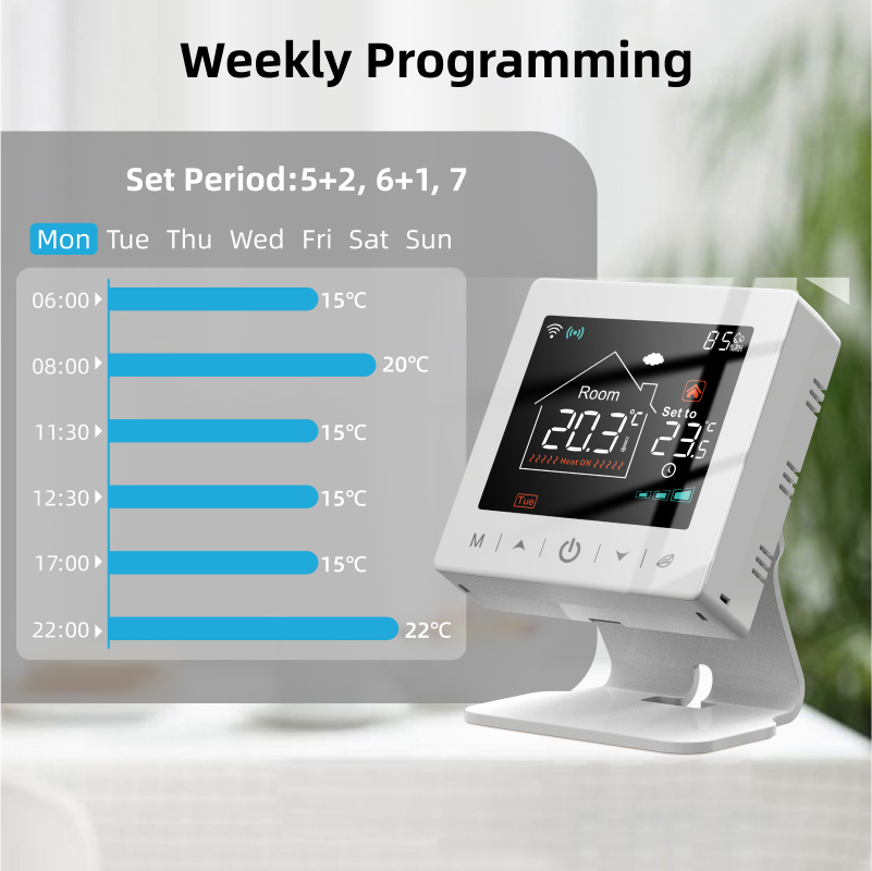 Akıllı ev Wifi termostatı tuya - Smart Home Kits incelemesi ve fiyatı