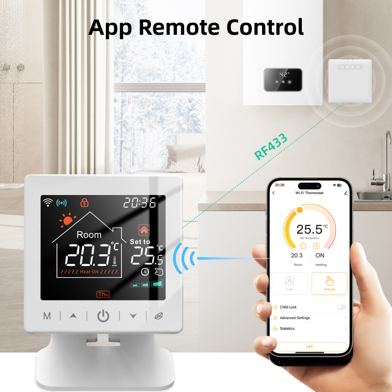 Akıllı ev Wifi termostatı tuya - Smart Home Kits incelemesi ve fiyatı