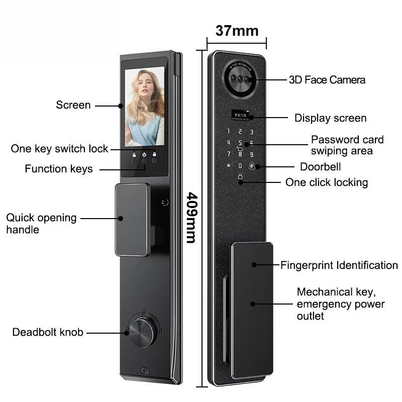 Tuya WiFi Akıllı Kapı Kilidi,  - Smart Door Lock incelemesi ve fiyatı