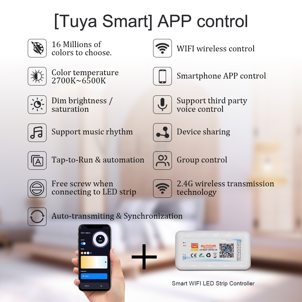 Tuya WiFi akıllı kontrolör DC5 - Smart Home Llm incelemesi ve fiyatı