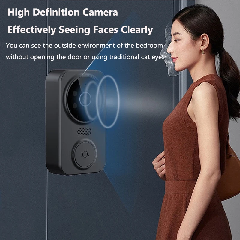 4.3 inç WiFi Kablosuz Görüntül - Smart Home Video Doorbell Enhanced Security With Smart Doorbell incelemesi ve fiyatı