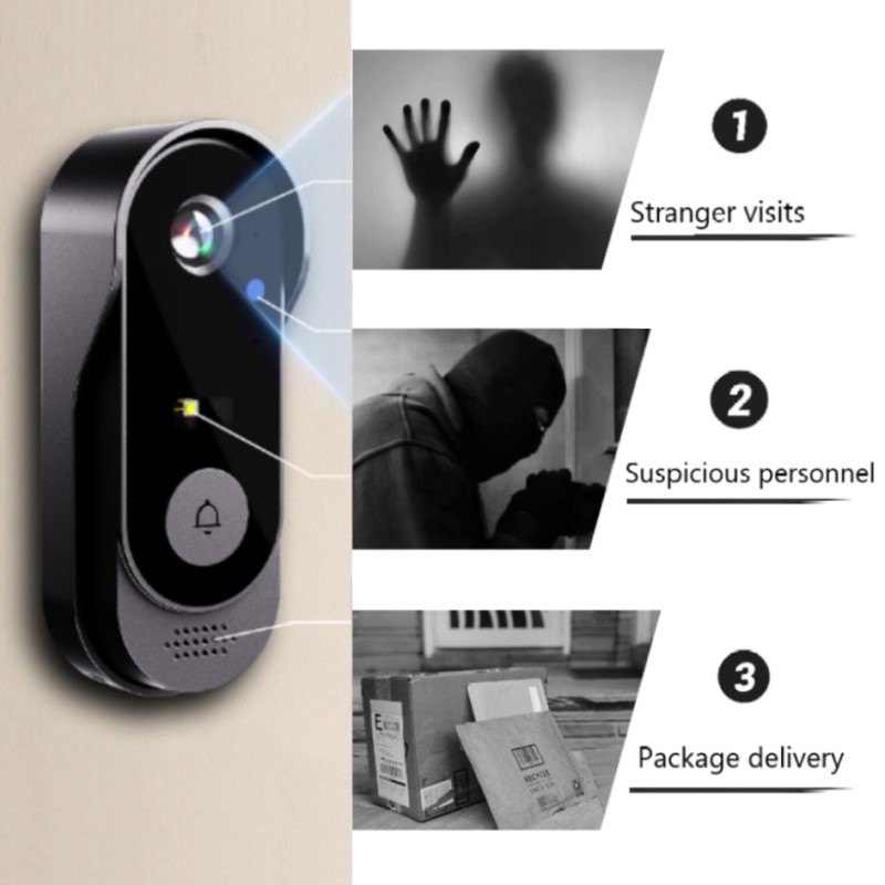 Tuya WIFI Kamera Kapı Zili HD  - Smart Home Video Doorbell Enhanced Security With Smart Doorbell incelemesi ve fiyatı