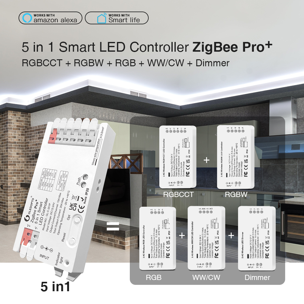 10P Gledopto Zigbee 3.0 Pro+ 5 - Smart Home Llm incelemesi ve fiyatı