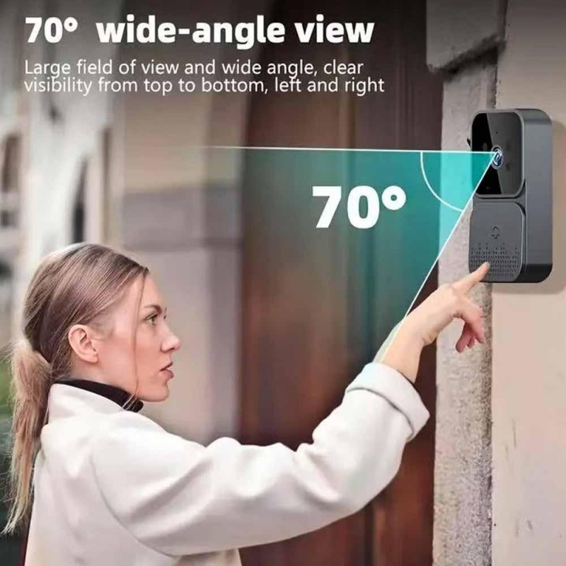 Akıllı WiFi 2.4G Kablosuz Kapı - Smart Home Video Doorbell Enhanced Security With Smart Doorbell incelemesi ve fiyatı
