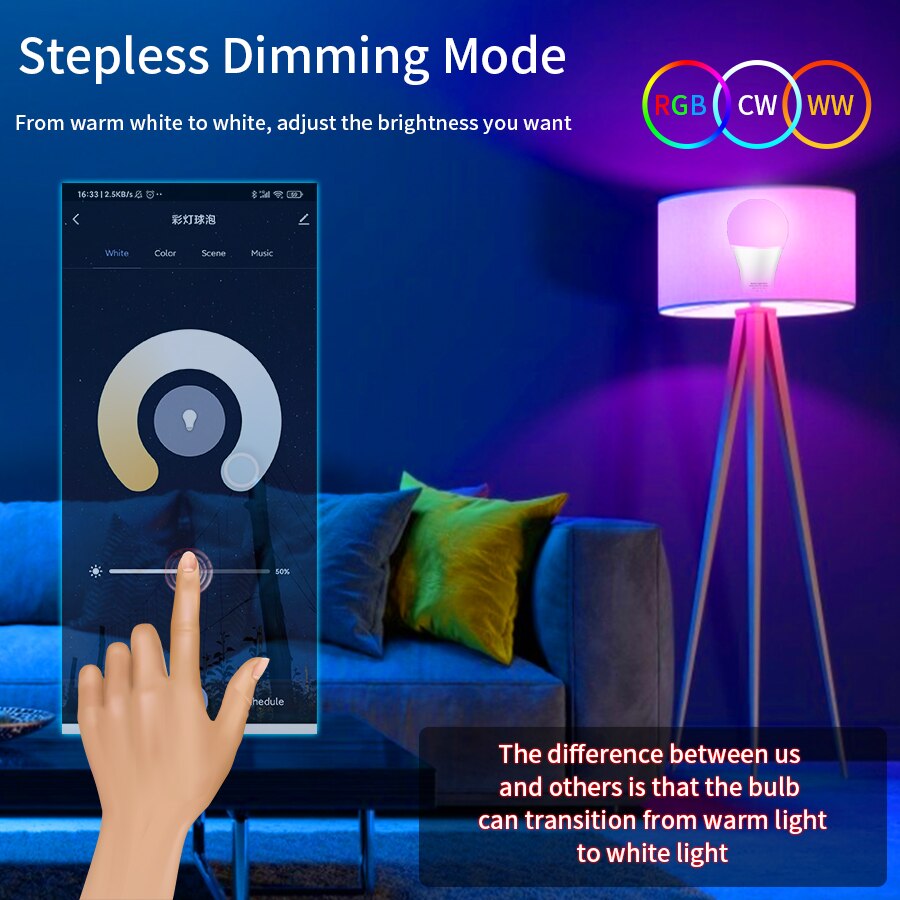 Tuya Bluetooth LED Ampul Kısıl - Alexa Compatible Bulb incelemesi ve fiyatı