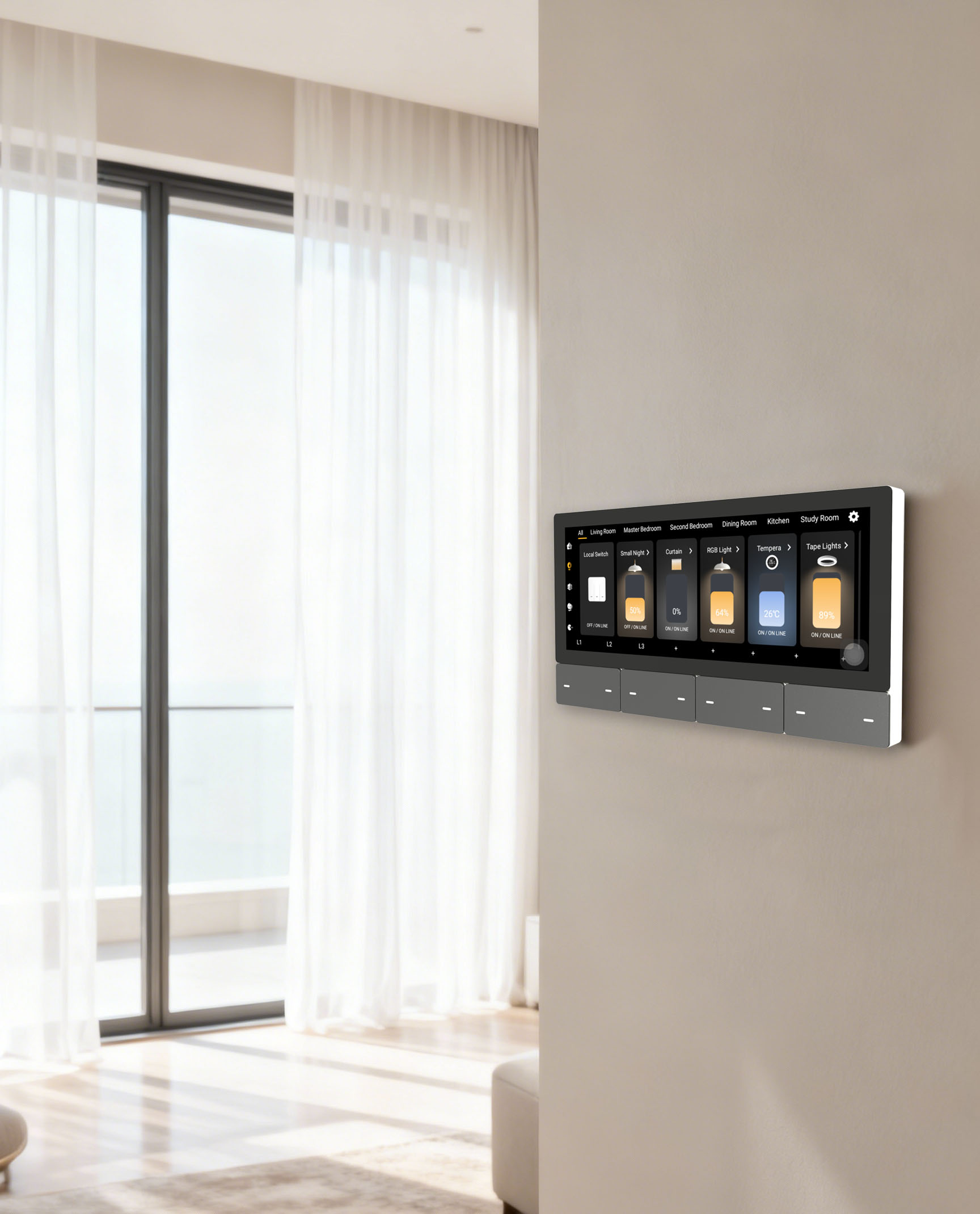 F5 Tuya UK Dokunmatik Ekranlı  - Smart Home Touchscreen Control Panel incelemesi ve fiyatı