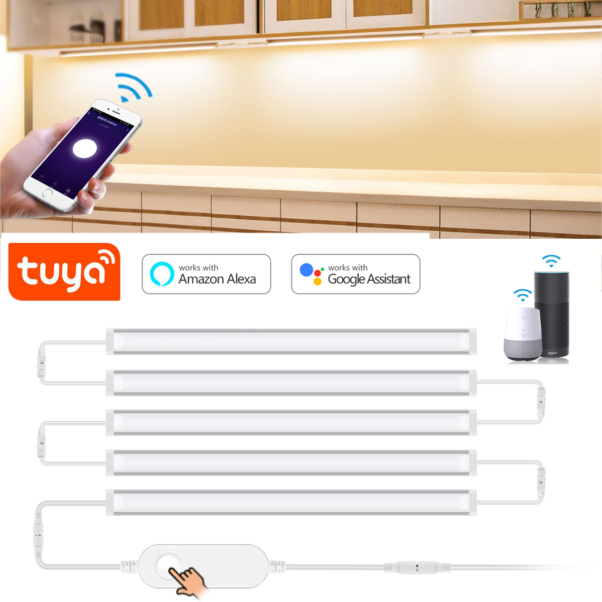 1-5 adet mutfak Tuya akıllı LE - Alexa Compatible Bulb incelemesi ve fiyatı