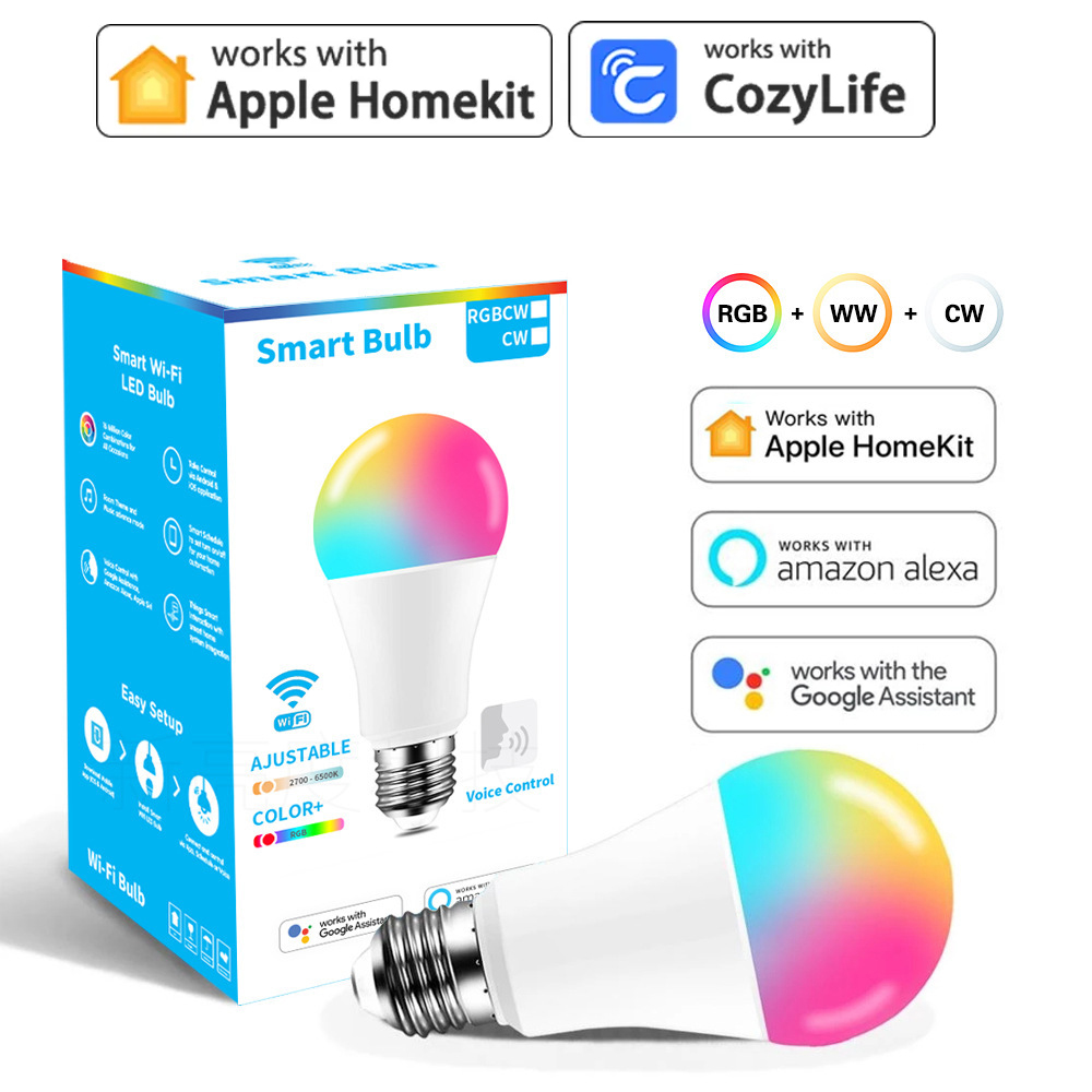 9W WiFi Homekit işık lambası E - Alexa Compatible Bulb incelemesi ve fiyatı