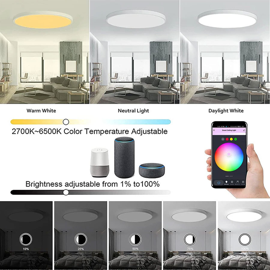 Tuya Wifi Akıllı Tavan Lambası - Alexa Compatible Bulb incelemesi ve fiyatı