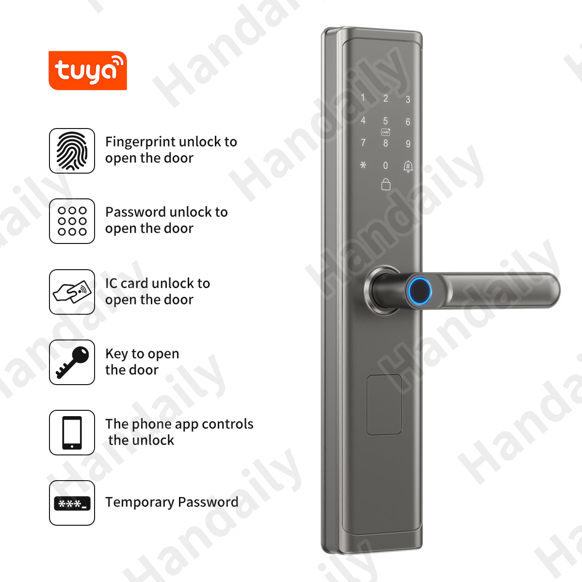 Tuya Wifi TTlock Uygulaması Pa - Smart Door Lock incelemesi ve fiyatı