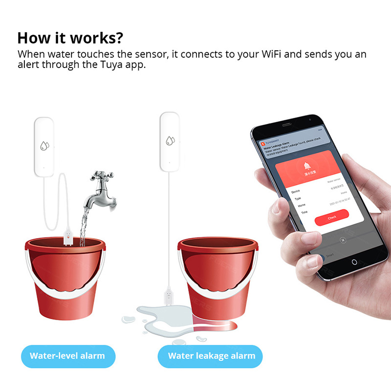 Tuya WiFi Su Kaçağı Alarm Sens - Smart Home Wiz incelemesi ve fiyatı