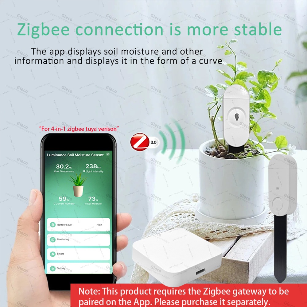 Zigbee Toprak Nem Sensörü Ölçe - Smart Home Villa incelemesi ve fiyatı
