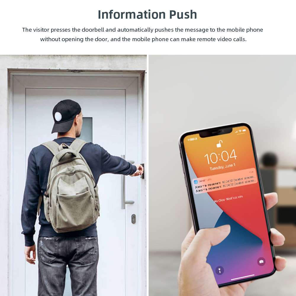 Tuya Görüntülü Kapı Zili 2MP S - Smart Home Video Doorbell Enhanced Security With Smart Doorbell incelemesi ve fiyatı