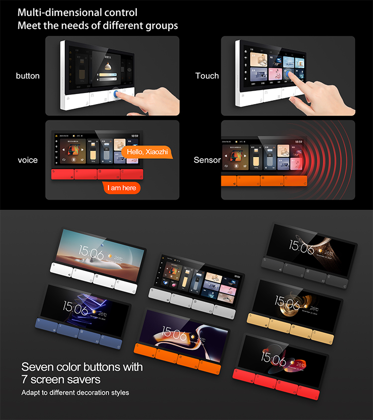 2025 Akıllı Ev Zigbee Ağ Geçid - Smart Home Touchscreen Control Panel incelemesi ve fiyatı