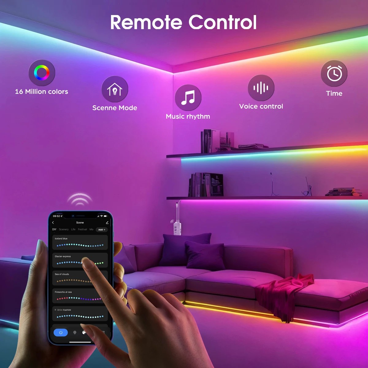 Akıllı TUYA WS2811 RGB IC Drea - Smart Home Llm incelemesi ve fiyatı