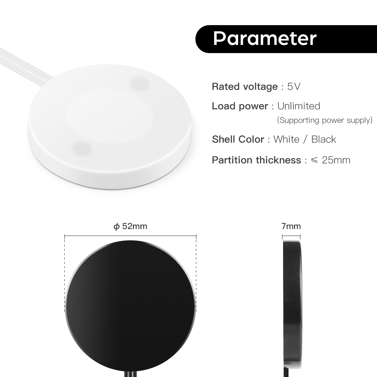 USB 5V Penetrable ahşap 20mm d - Smart Home Llm incelemesi ve fiyatı