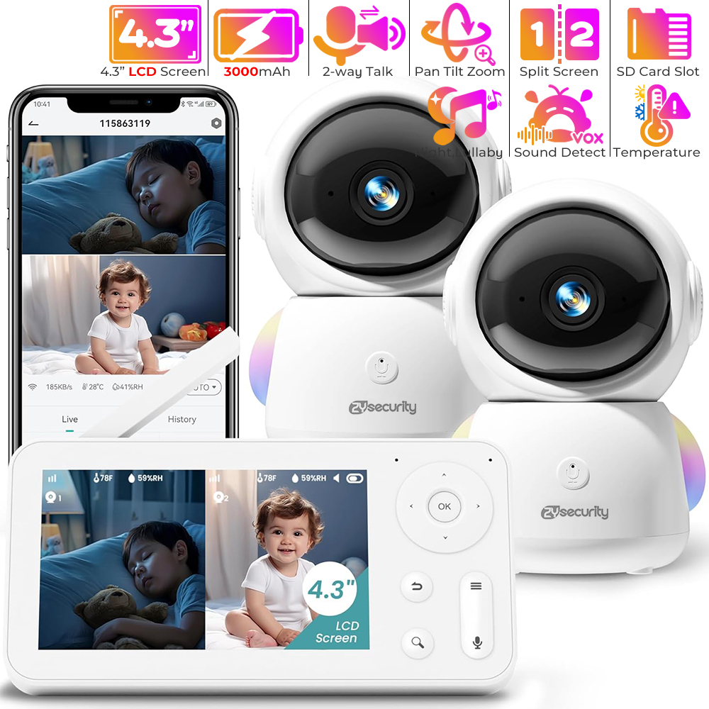 2 Kamera ve Sesli 2K Bebek Mon - Smart Home Battery Camera incelemesi ve fiyatı