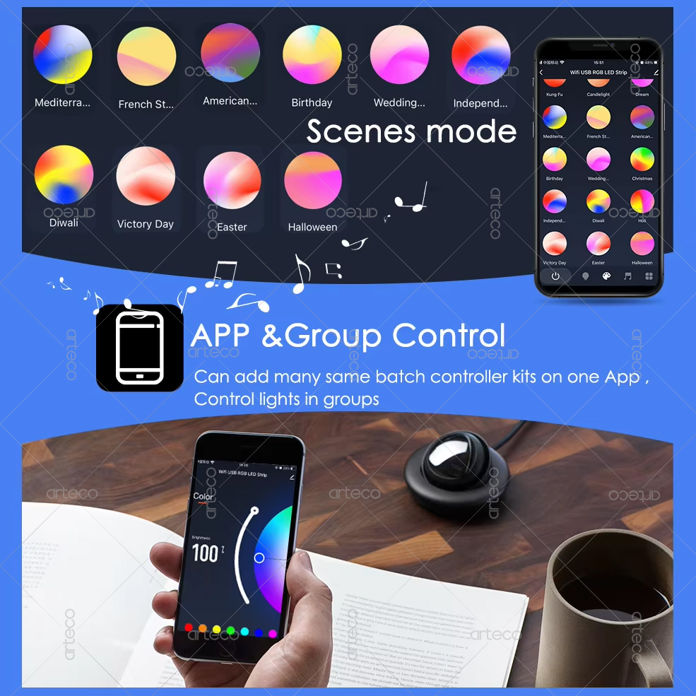 Akıllı Zigbee RGB Led Işık Şer - Smart Home Llm incelemesi ve fiyatı