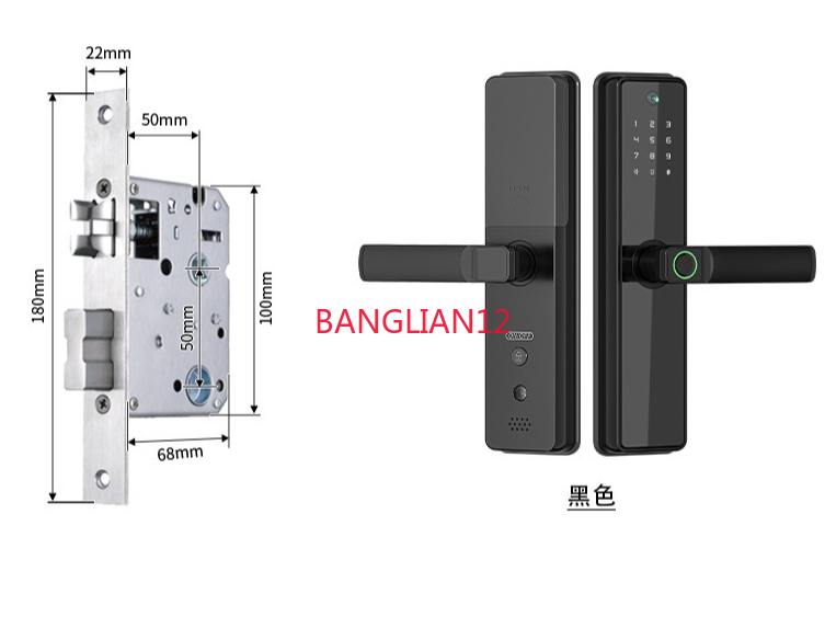 Yeni yarı otomatik hırsızlık ö - Smart Door Lock incelemesi ve fiyatı