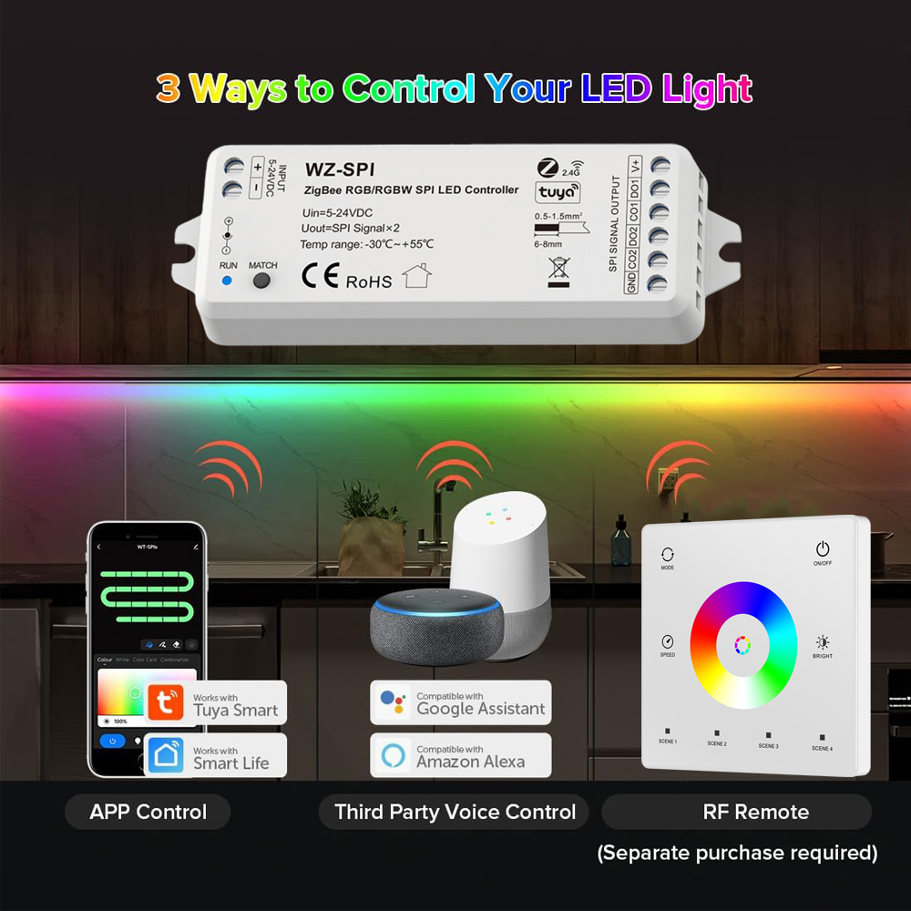 CENFAYA ZigBee RGB RGBW SPI LE - Smart Home Llm incelemesi ve fiyatı